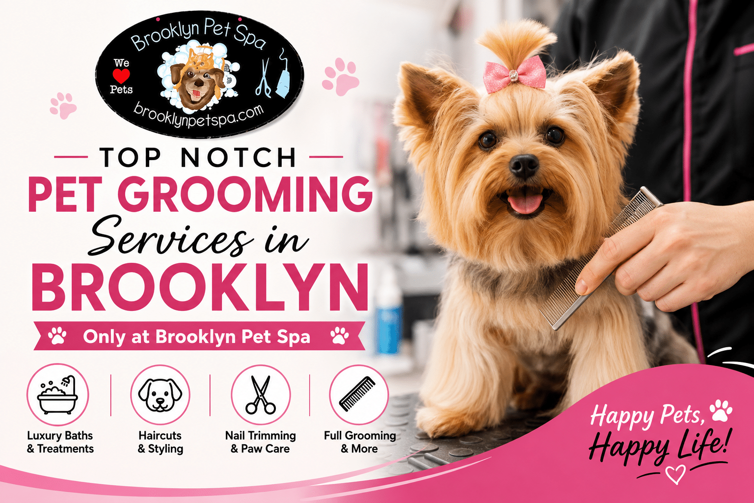 Top Notch Pet Grooming Services in Brooklyn