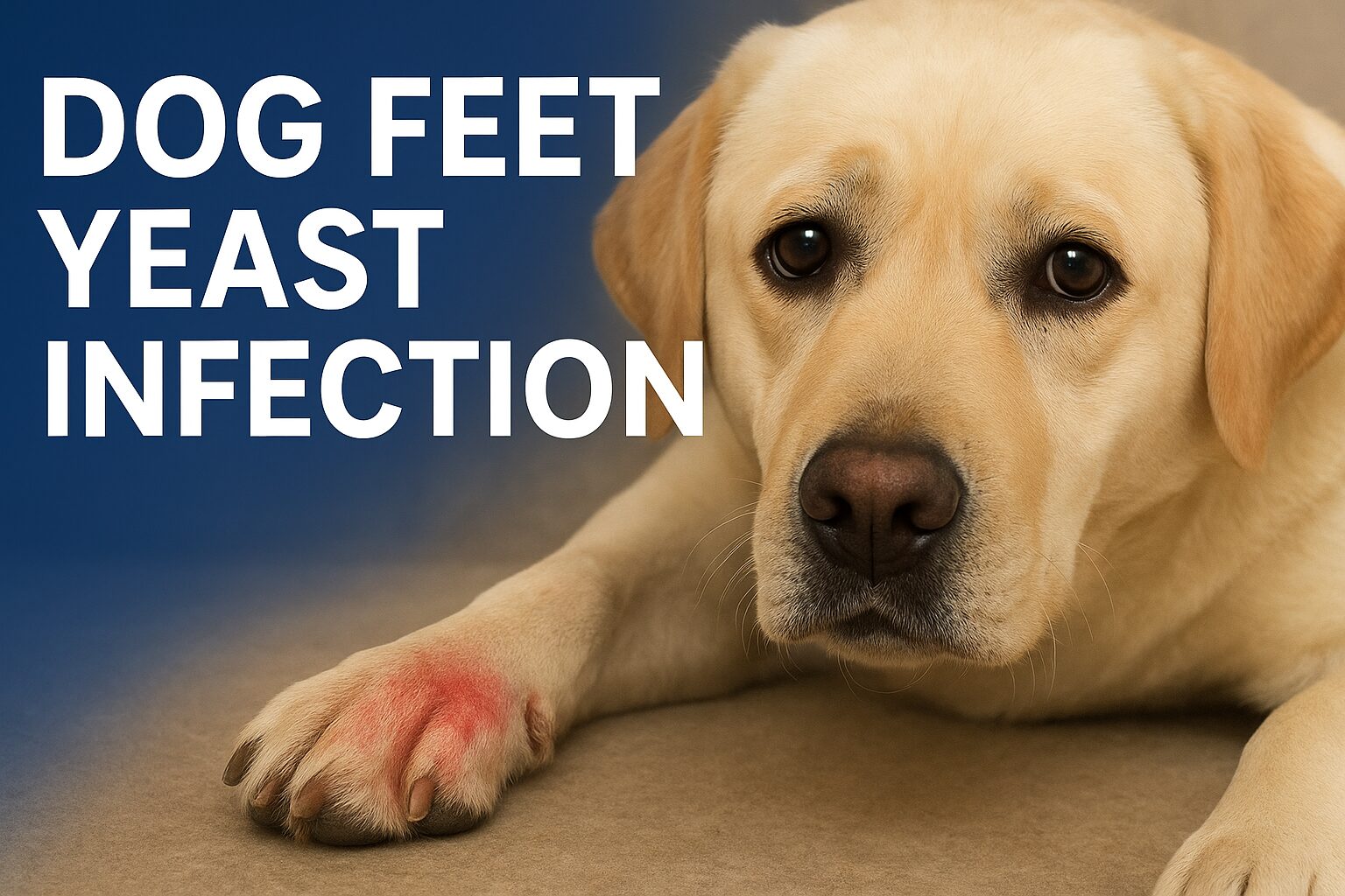 dog feet yeast infection