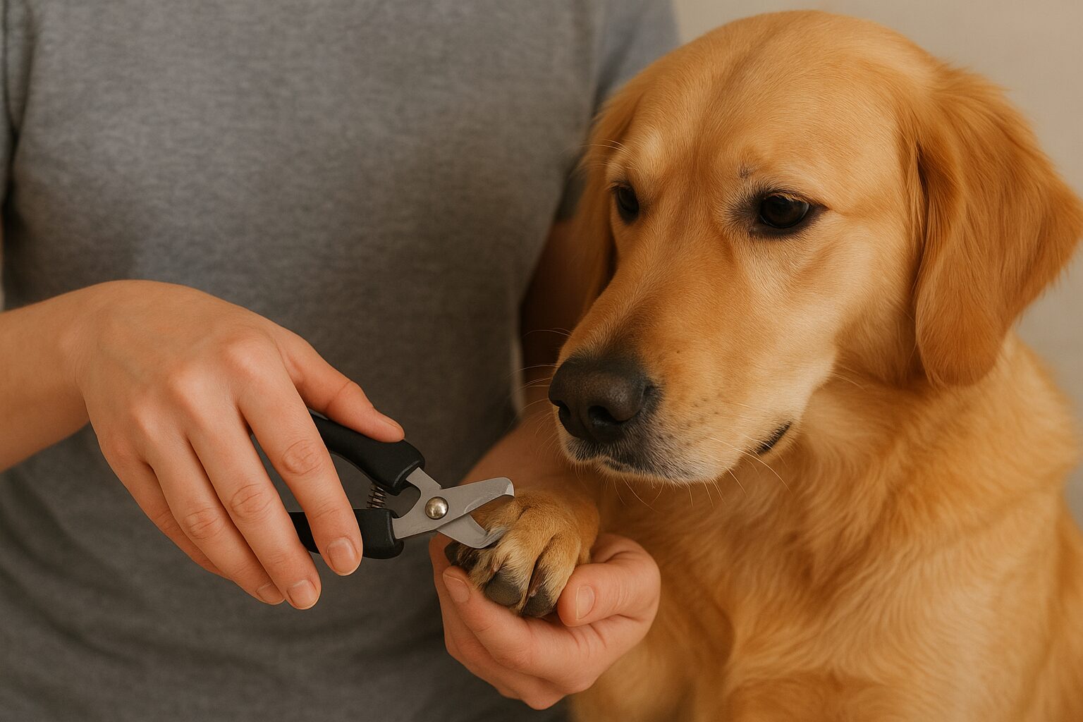 how to trim dog nails