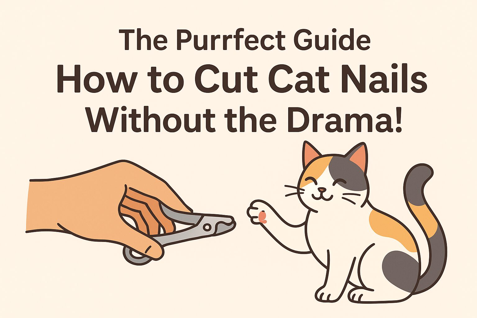 how to cut cat nails​