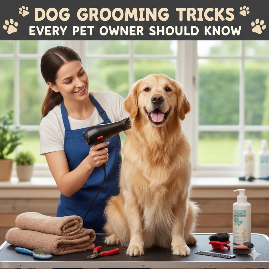 dog grooming tricks