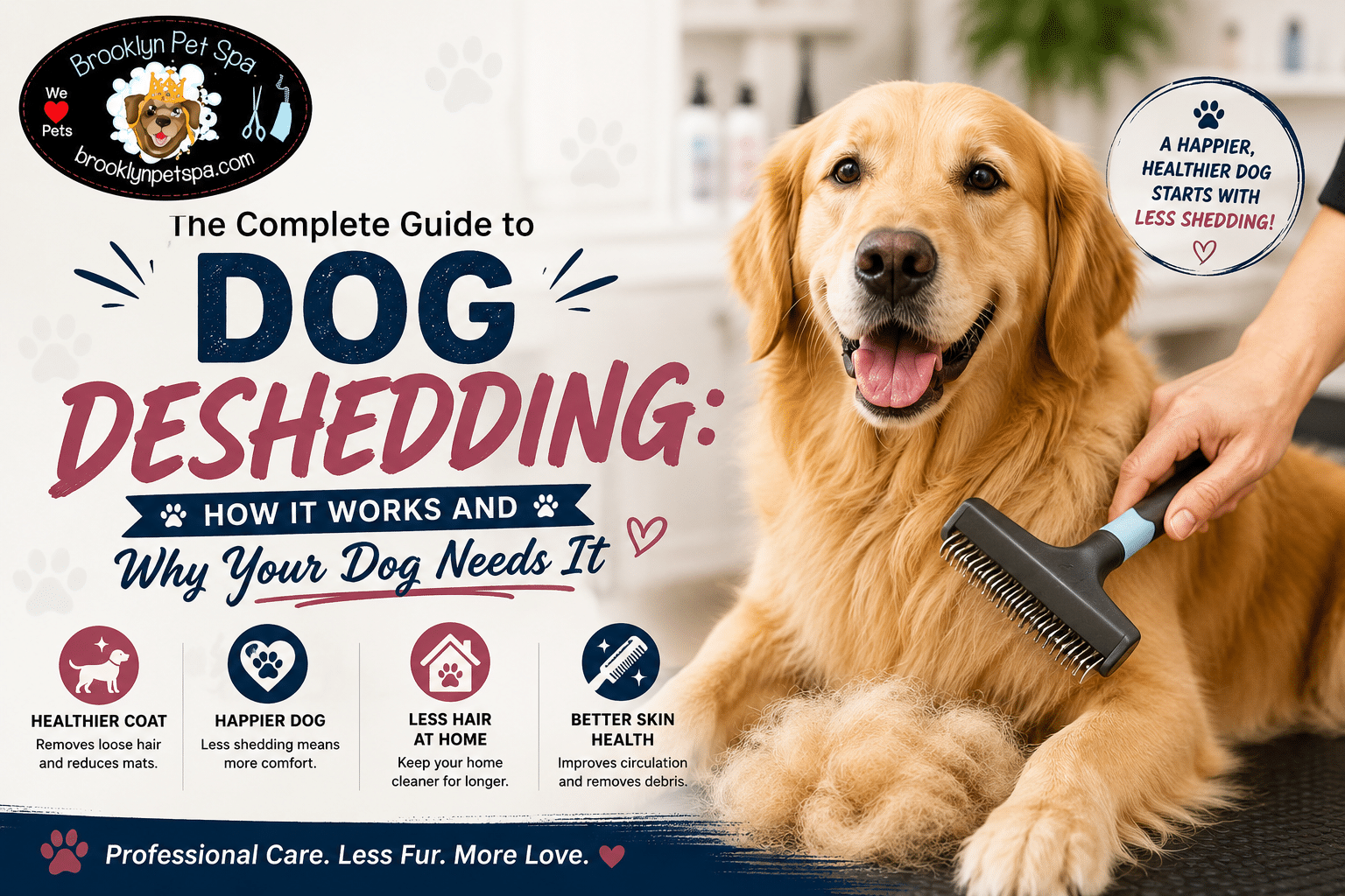 Dog Deshedding Treatment