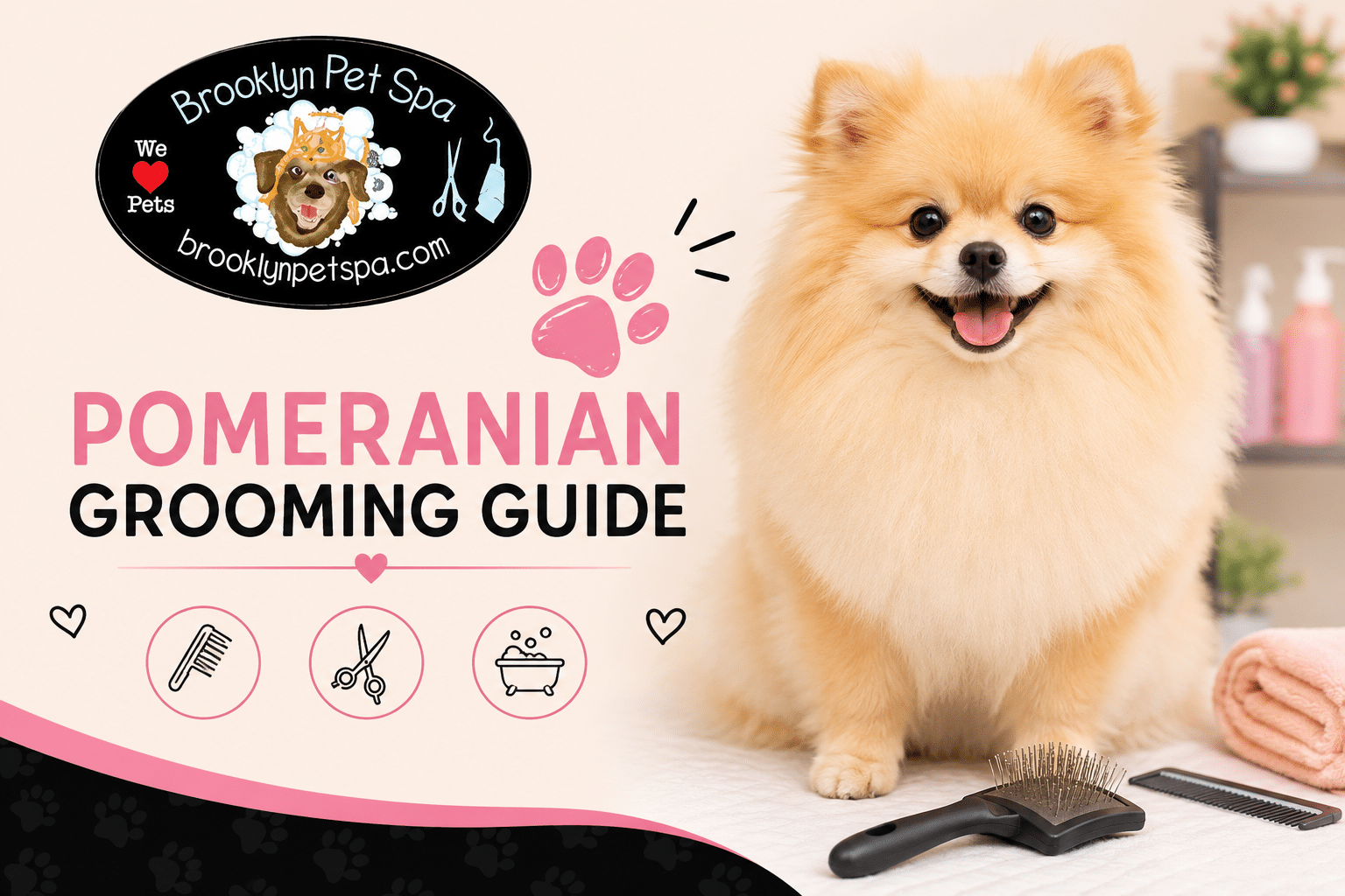 Read more about the article The Complete Pomeranian Grooming Guide: Coat Care, Haircuts, and What to Expect